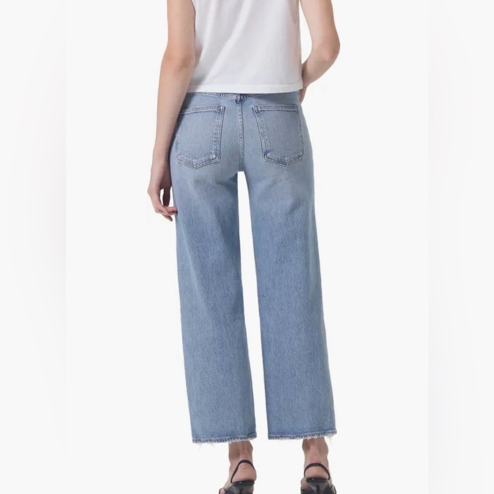 Agolde Women’s Harper Crop Jeans In Hassle Size 28 Denim - Picture 4 of 6